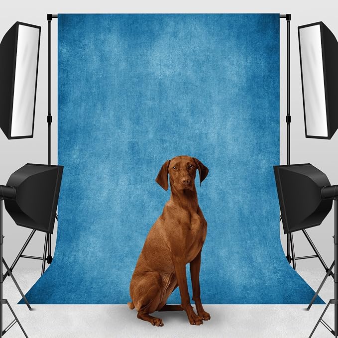 Blue Photo Backdrop Studio Abstract Texture Photography Background 6x9ft | - Image 3