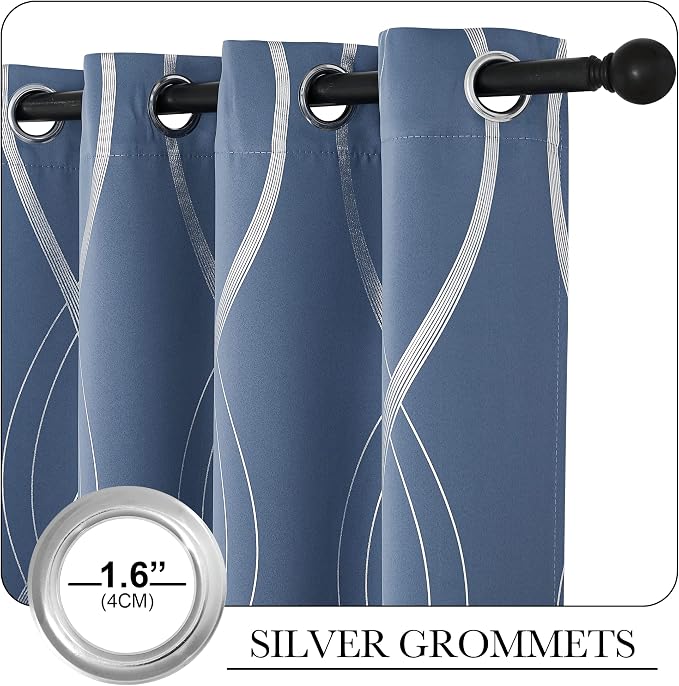 NICETOWN Blackout Short Curtains Panels - Image 3