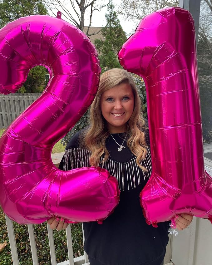 Hot Pink 11 Balloon - Image 8