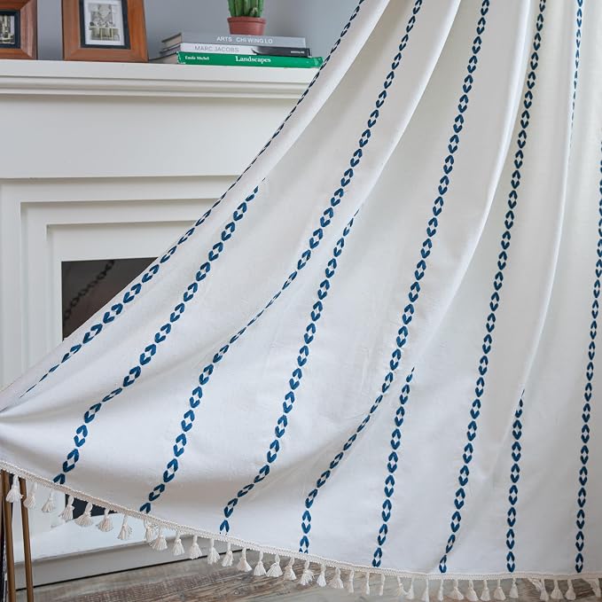 Sutuo Home Boho Kitchen Curtains - Image 9