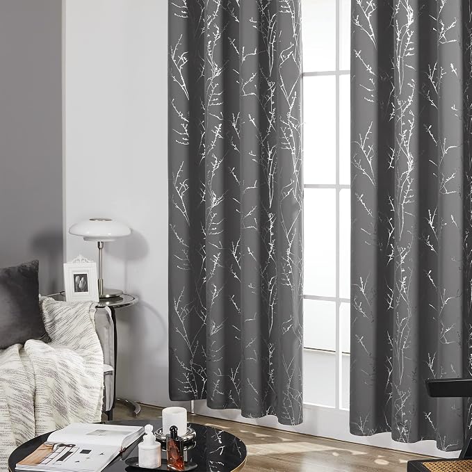 Deconovo Living Room Curtains 95 Inches Long, Thermal Insulated, Room Darkening - Image 4