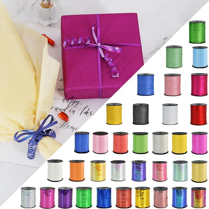 BEISHIDA Gold Glitter Ribbon - Image 7