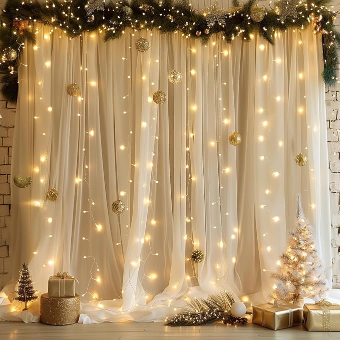 Fomcet Tulle Backdrop Curtains - Image 6