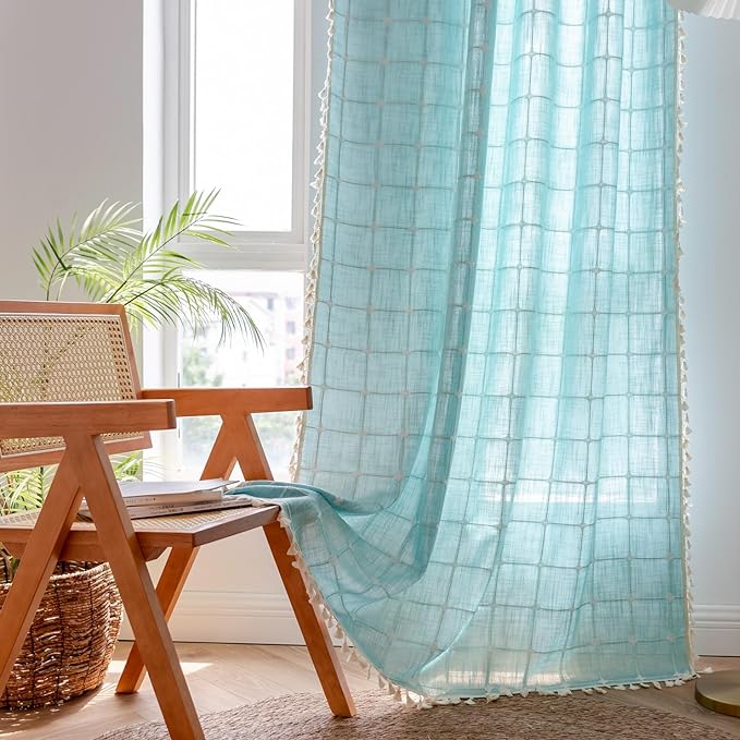 Sutuo Home Boho Curtains 96 Inches Long by SutuoHome