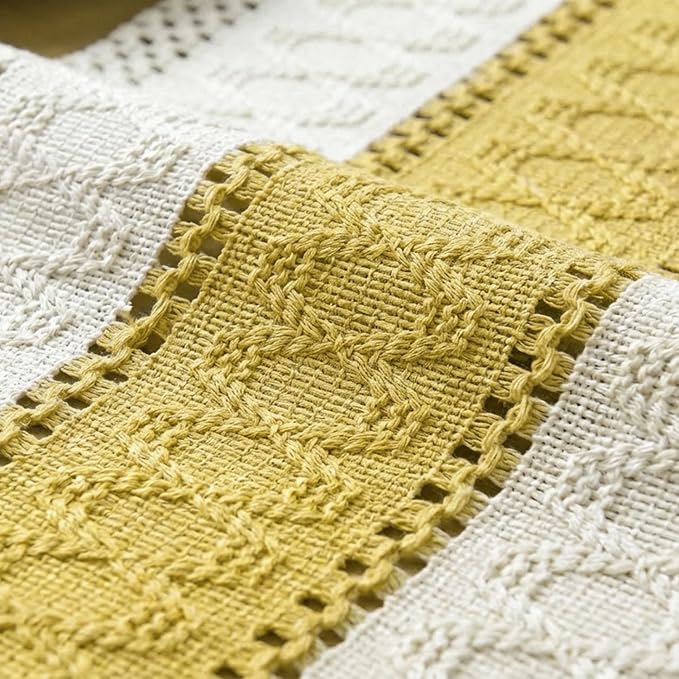 Artoid Mode Yellow Farmhouse Rustic Table Runner 12x72 Inch | Seasonal Holiday - Image 6