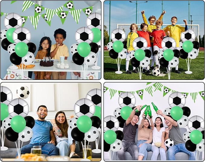 Soccer party Balloons Stand Kit 2 Sets - Image 7