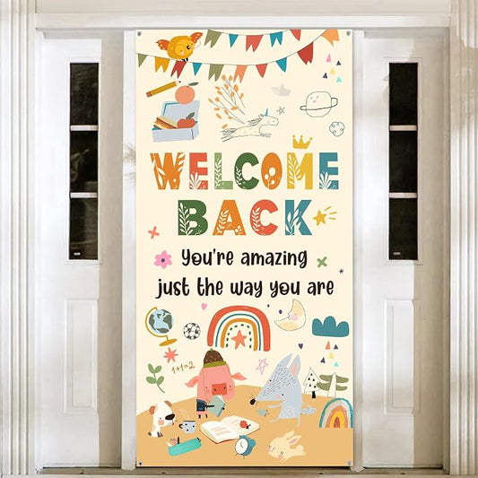 Welcome Back to School Door Banner by VeyoCraft