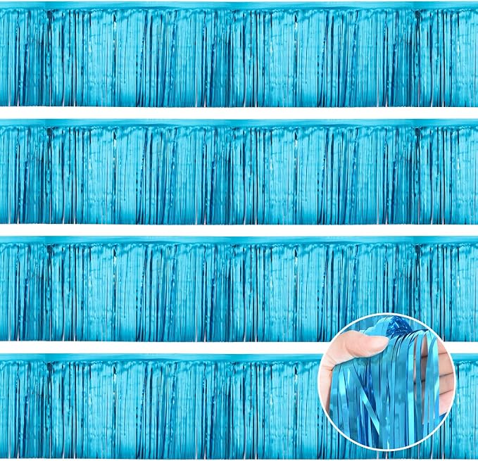 Boys Birthday Decorations Blue Party Streamers - 48FT Baby Shower Boy by YUKL