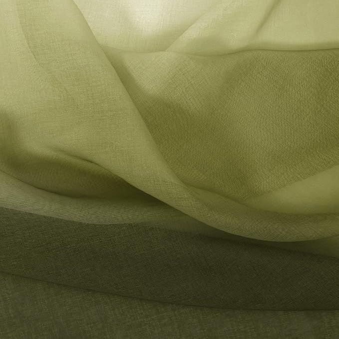 DWCN Ombre Short Sheer Curtains - Image 5