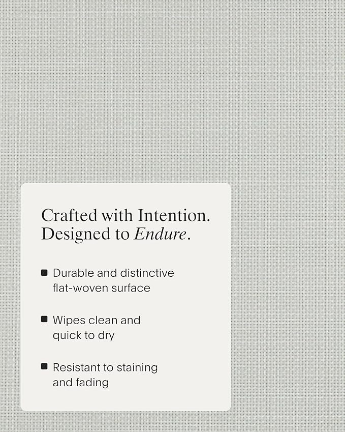 Chilewich Mini Basketweave Placemats, Woven Oval Placemats Set of 4 | Reusable - Image 3