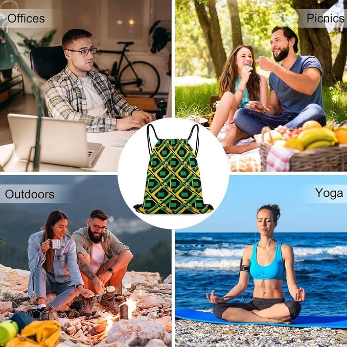 Swimming Drawstring Sack Waterproof Gym Backpack - Image 6
