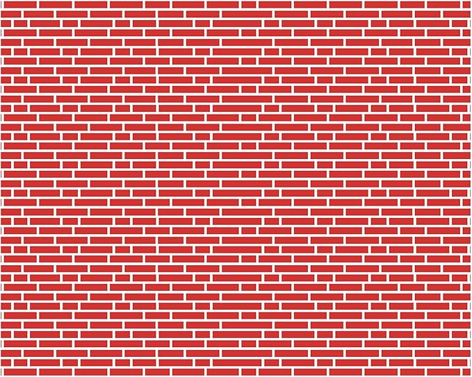 VitalCozy 10 x 30 ft Red Brick Wall Backdrop Fabric Brick Photo Background | by VitalCozy