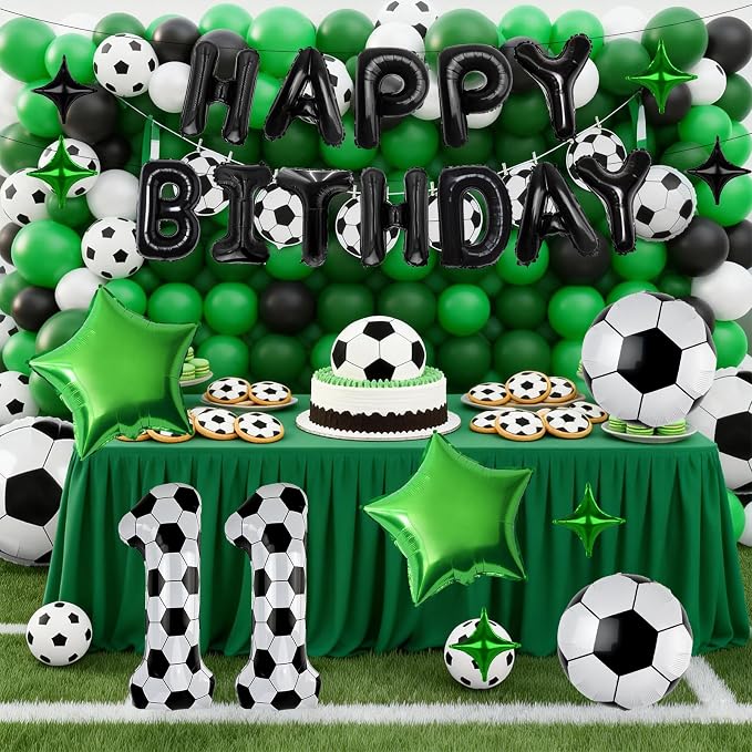 40 Inch Soccer Number 2 Balloon Set, Soccer Birthday Party Decorations | Sports - Image 6
