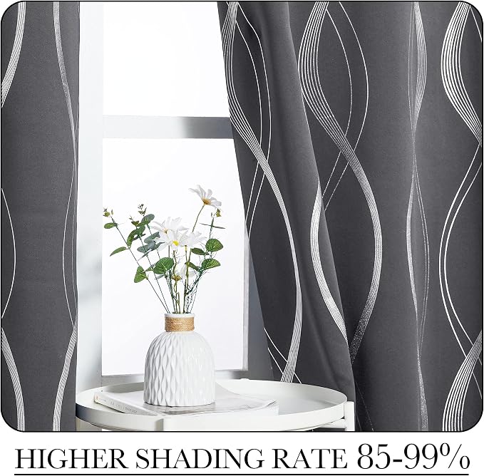 NICETOWN Blackout Short Curtains Panels - Image 4