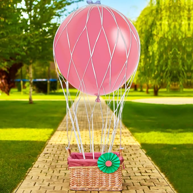 Deekin 4 Pcs Hot Air Balloons Net 36'' Hot Air Balloon Drop Net - Image 3