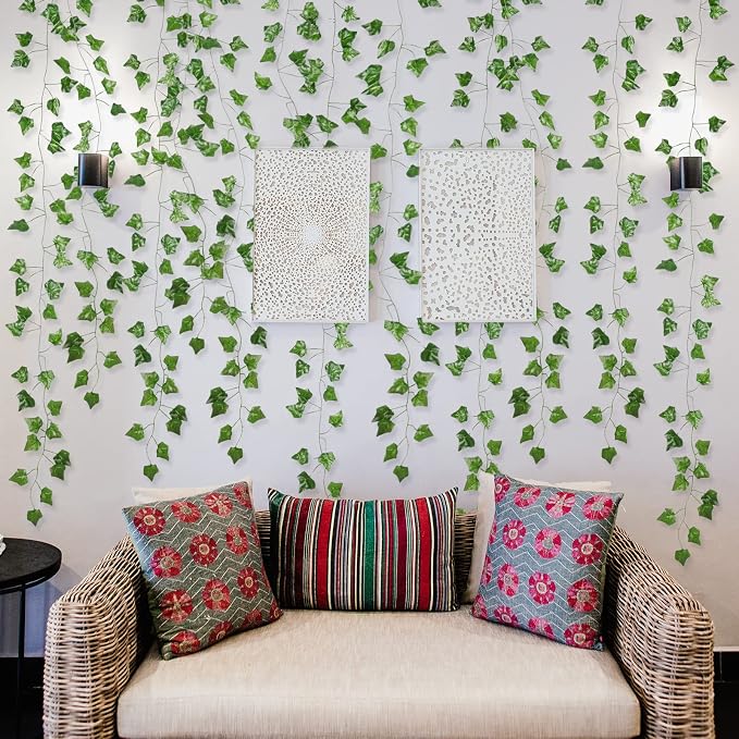 ARTKAIKE Fake Vines for Room Decor Aesthetic Artificial Plant Ivy Leaves - Image 4