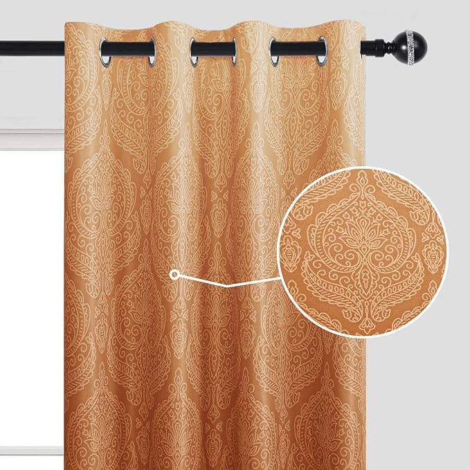 DWCN 100% Blackout Curtains for Bedroom 84 Inch Length - Image 4