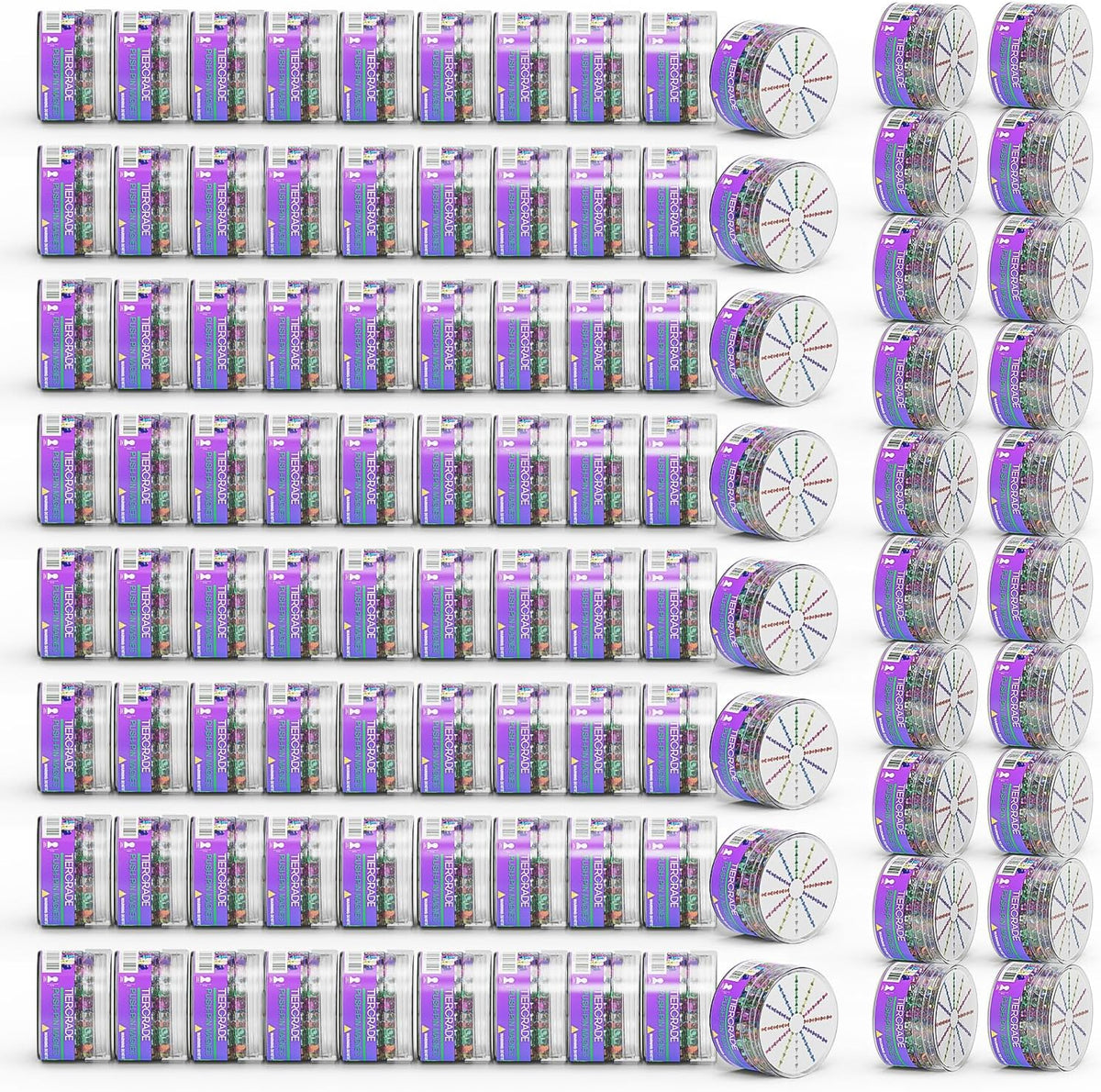 Push Pin Magnets - Tiergrade 6000 Pack 7 Assorted Color Strong, Office, Use at Kitchen Home and School Classroom, for Refrigerator Dry Erase Board and Whiteboard.