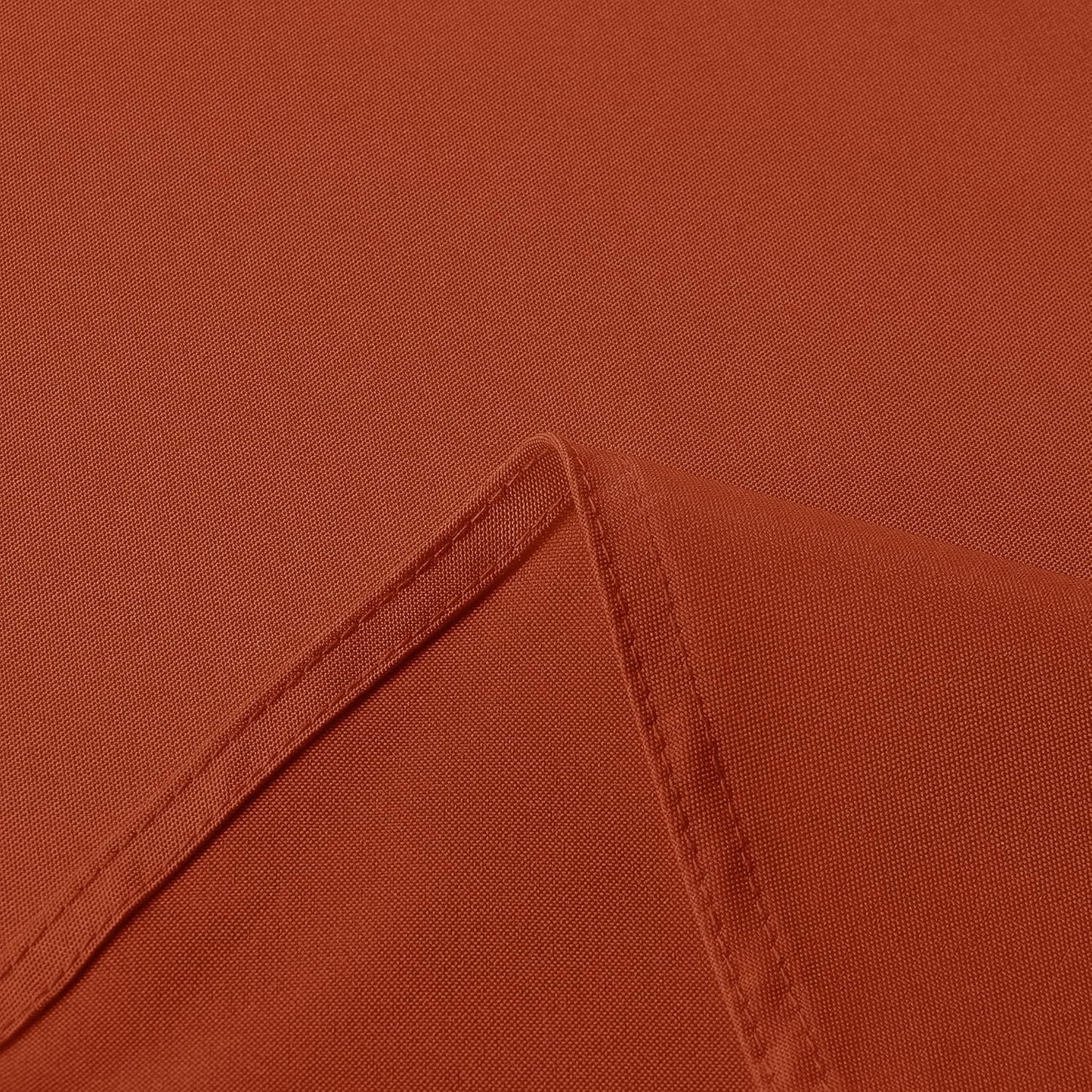 sancua 6 Pack Rust Tablecloth 60 x 102 Inch, Rectangle Thanksgiving Burnt Orange Table Cloth for 6 Feet Tables - Stain and Wrinkle Resistant Washable Polyester Table Cover for Dining Parties Camping