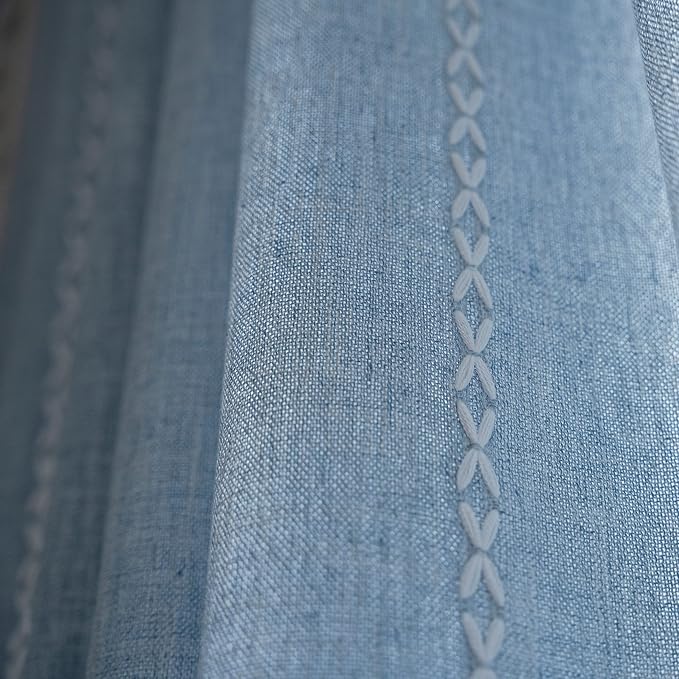 Sutuo Home Boho Curtains for Bedroom 63 Inch Length, Light Filtering French - Image 7