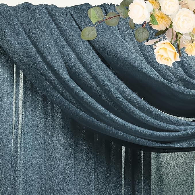 Wedding Arch Draping Fabric Backdrop Drapes 28.7" x 20FT, Arch Drapery Backdrop - Image 6