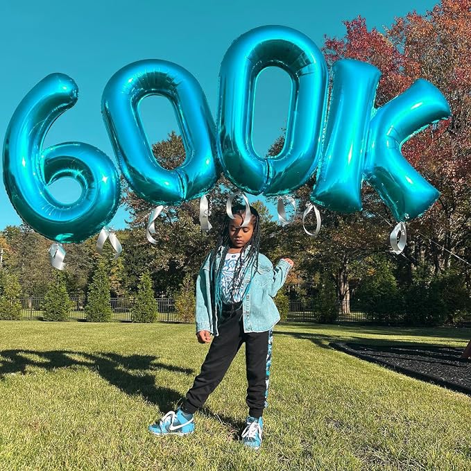 LightBlue 0 Balloon - Image 3