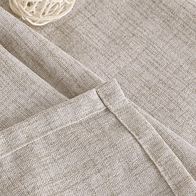 YoungsTex Natural Linen Curtains 72 Inch Long - Image 8
