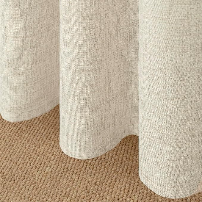 YoungsTex Extra Long Linen Curtains - Image 8