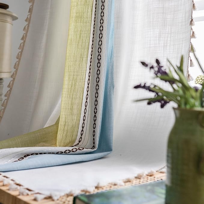 Sutuo Home Boho Curtains 84 inch - Image 8