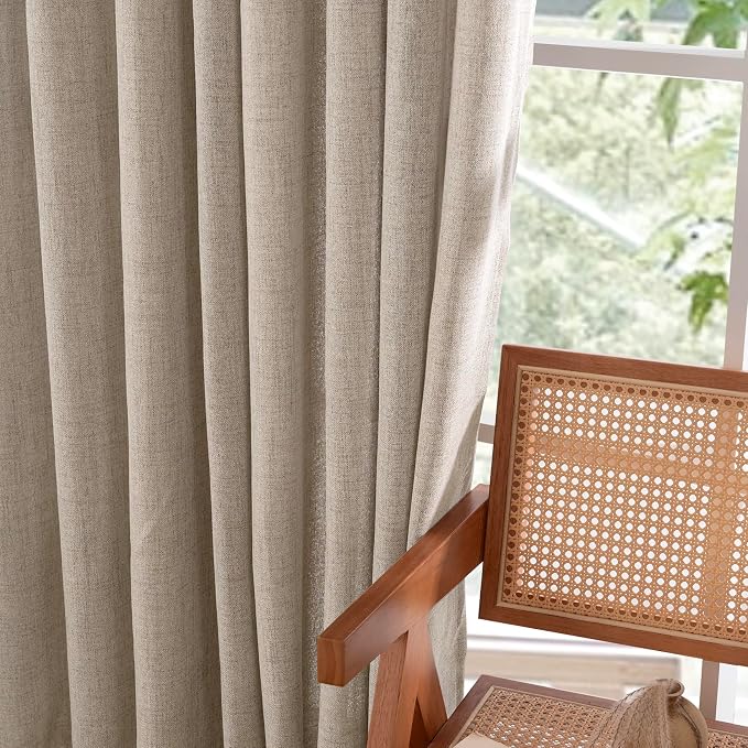 YoungsTex 63 Inch Long Linen Curtains - Image 7