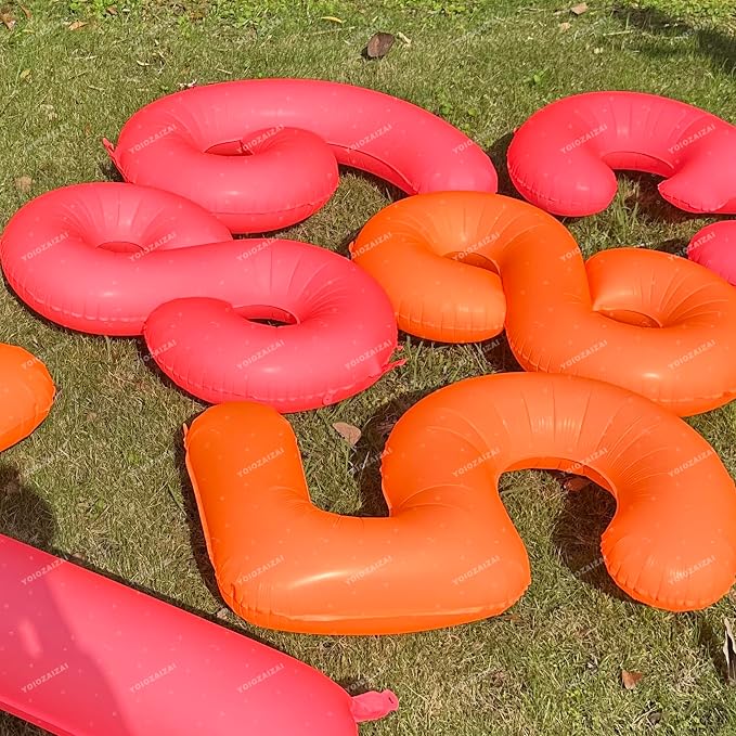 Orange Birthday Number 34 Balloon 40IN Fluorescent Orange 43 Balloon | - Image 5