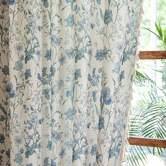 ENJOYBRIDAL Floral 96 Inch Curtains - Image 6