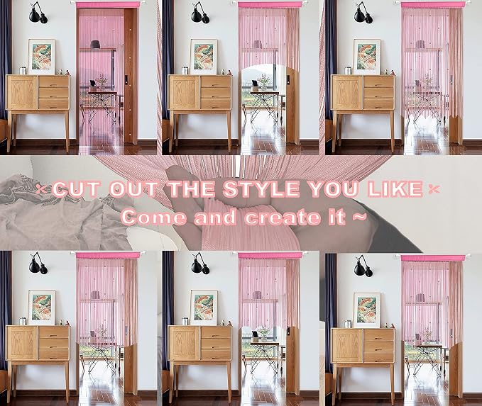YIIBAII Door String Curtains Fringe Door Curtains - Image 6