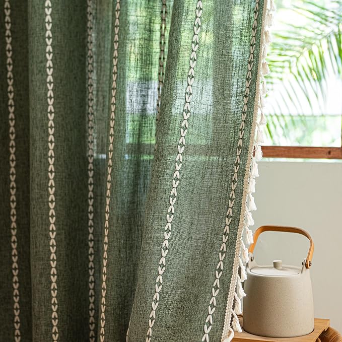 Sutuo Home Boho Window Curtains - Image 3