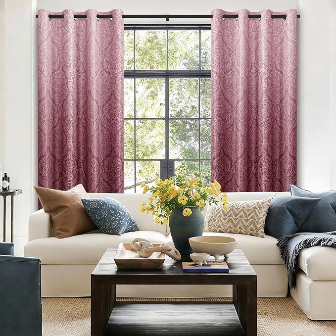 DWCN 100% Blackout Curtains for Bedroom - Image 2