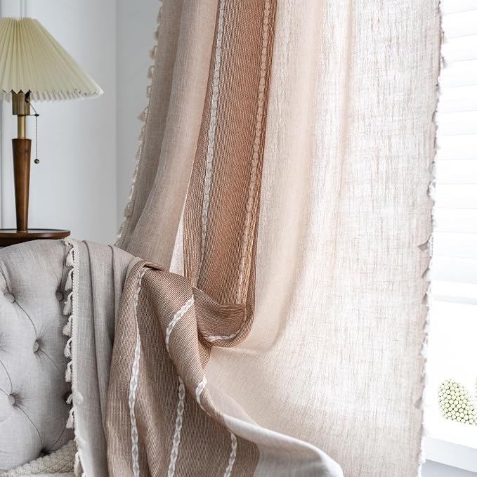 Sutuo Home Boho Curtains 63 inch - Image 9