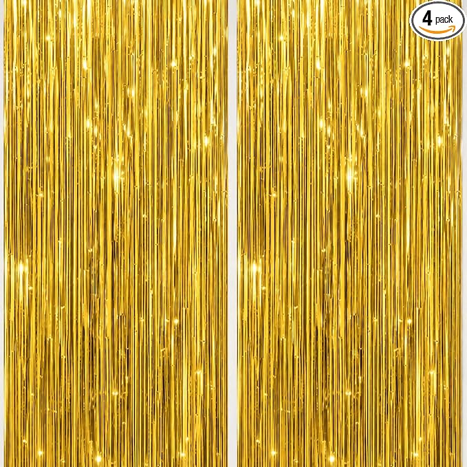 DECOCKRAT 2 Pack Foil Fringe Backdrop by DECOCKRAT