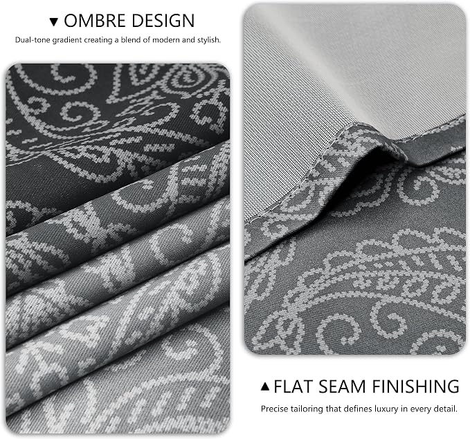 DWCN 100% Blackout Curtains for Bedroom 54 Inch Long - Image 4