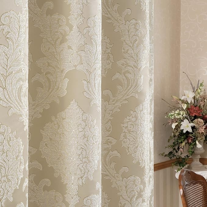 Loom and Mill Jacquard Damask Curtains - Image 4