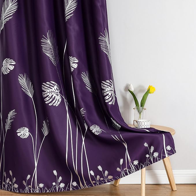 Purple Blackout Curtains for Dining Room - Image 7