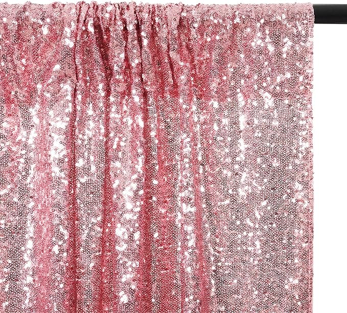 Poise3EHome 10FT x 10FT Sequin Photography Backdrop Curtain - Image 5