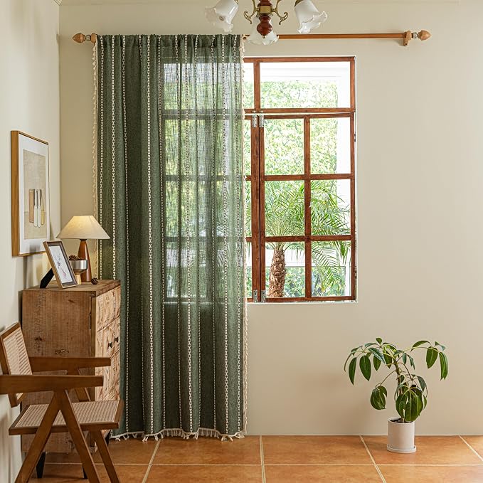 Sutuo Home Boho Window Curtains - Image 9