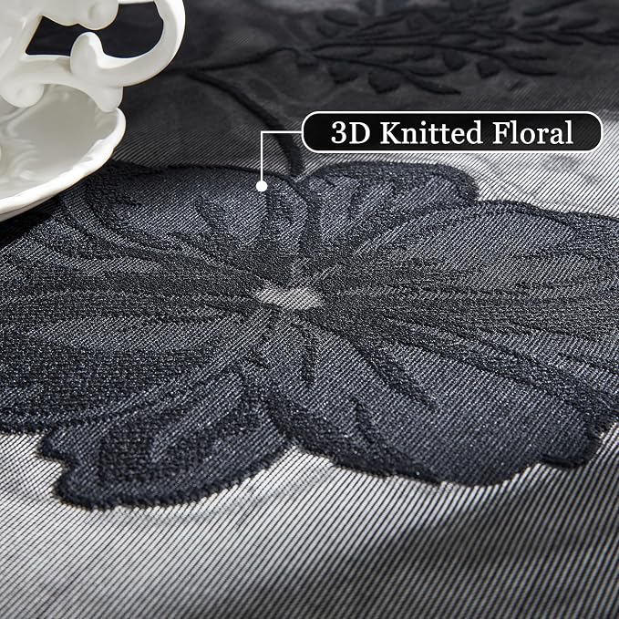 Treatmentex Black Lace Curtains - Image 6