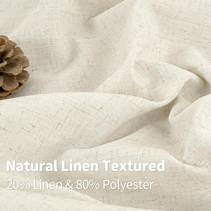 YoungsTex Linen Curtains 84 Inch Length - Image 4