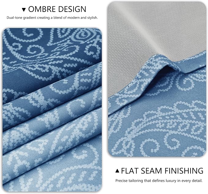 DWCN 100% Blackout Curtains for Bedroom 63 Inch Long - Image 3