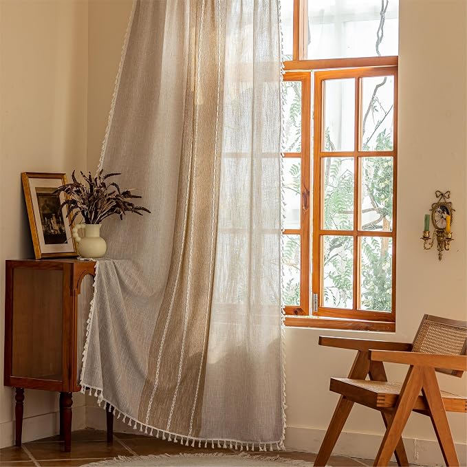 Sutuo Home Boho Curtains 84 inches Long by SutuoHome