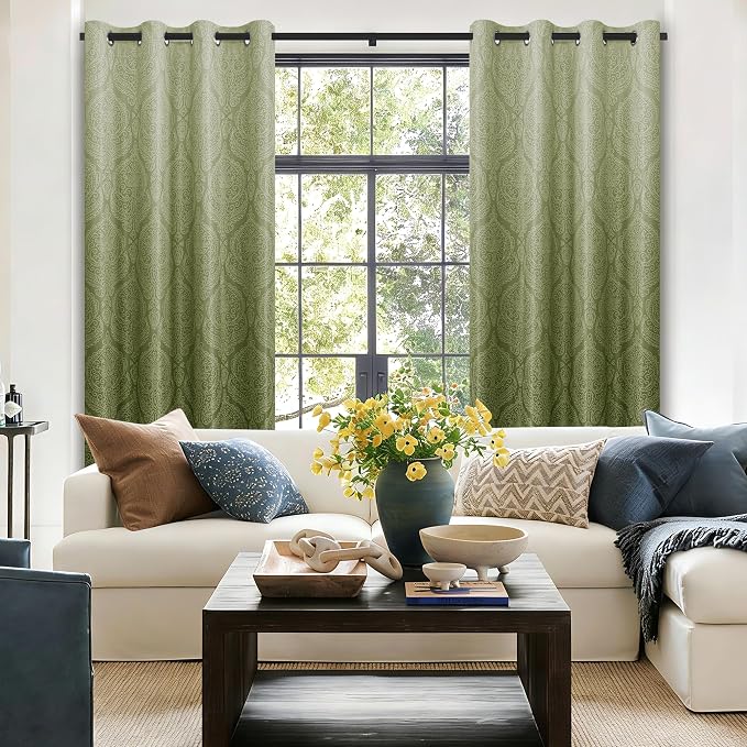 DWCN 100% Blackout Curtains for Bedroom - Image 3