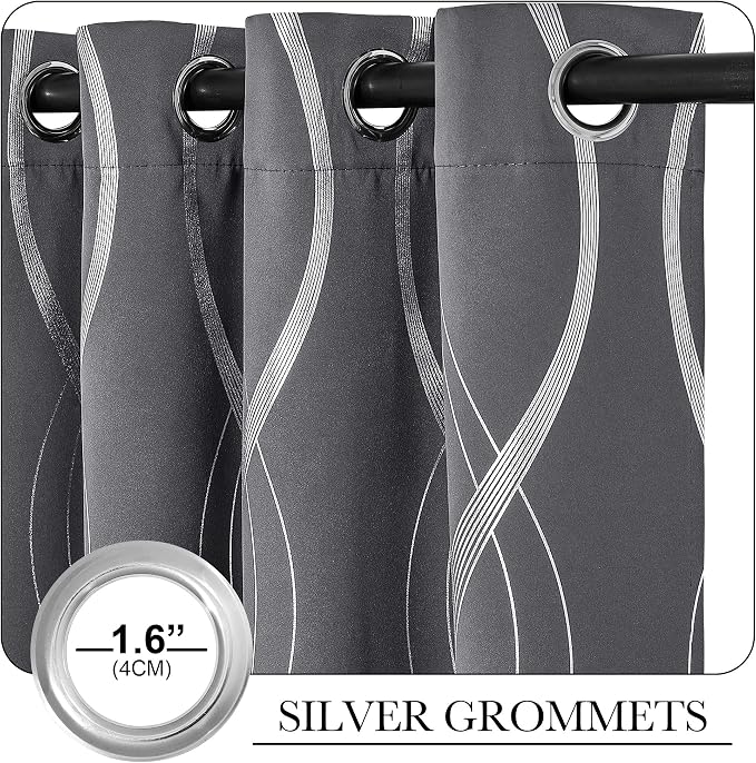 NICETOWN Blackout Short Curtains Panels - Image 3