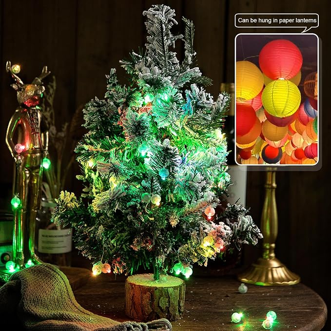 200pcs Balloon Lights with Hooks, Long Standby Time Mini Twinkle Ball Light - Image 2