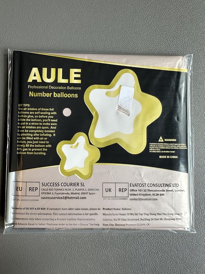 AULE 40 Inch Big Pink 4 Balloon Number - Image 2
